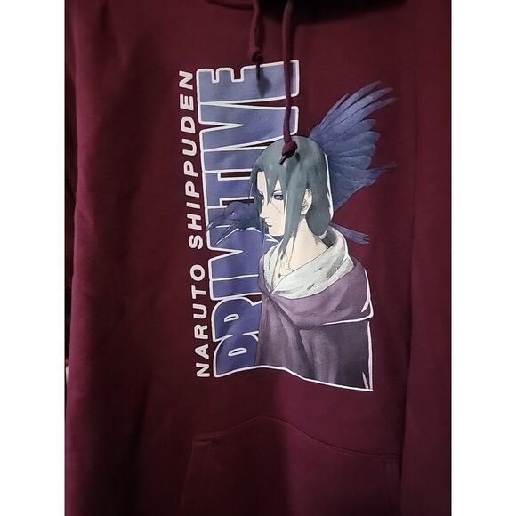 Primitive Skateboarding X Naruto Shippuden Itachi Sharingan Hoodie Medium A97 - Picture 2 of 6